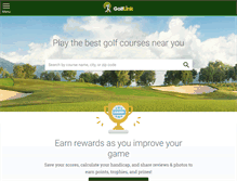 Tablet Screenshot of golflink.com